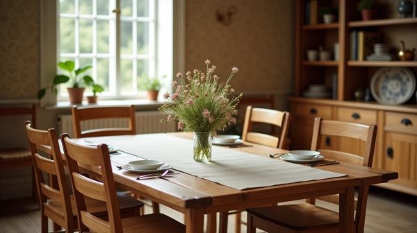 Choisir une table salle à manger bois massif pour un intérieur chaleureux