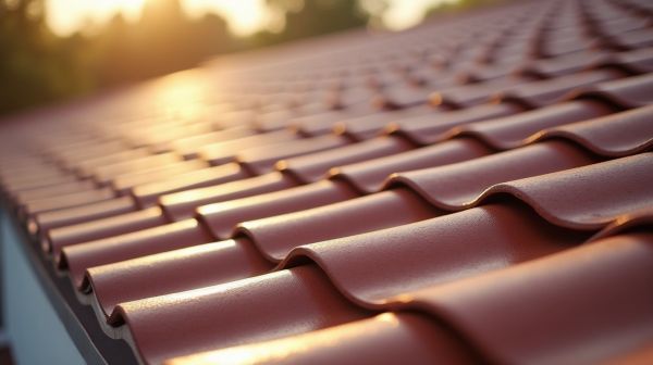 La toiture esthétique avec tôle imitation tuile durable et légère