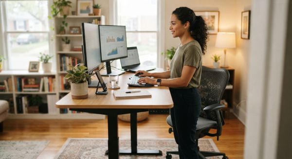 Les avantages d'un bureau assis debout pour votre bien-être