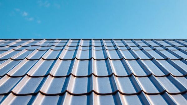 Top matériaux modernes : tôle légère ressemblant à des tuiles